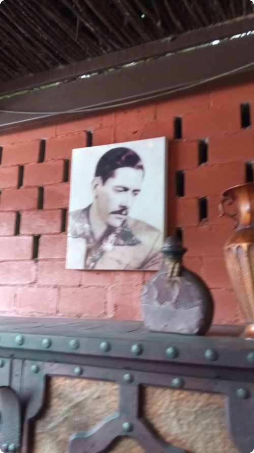 Ancestor: Don Juan watches over our breakfast